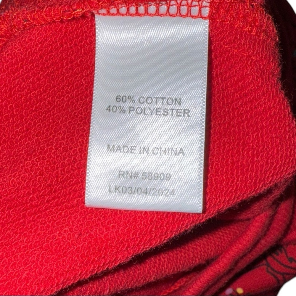 Adventurewear 360 Kids Red Holiday Reindeer Jogger Pants Size 4 NWT - Picture 5 of 7